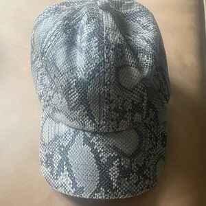 Snake Print Cap